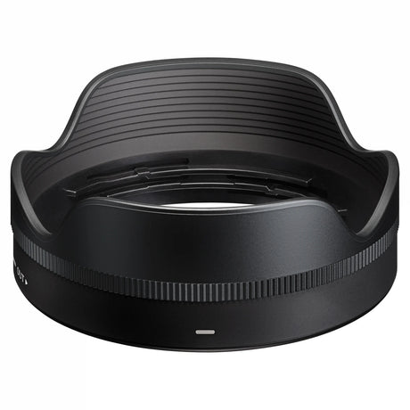 15mm f/1.4 DC DN lens mount side, textured hood and barrel contours