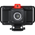 Studio Camera 4K Plus front view, red tally “8” light