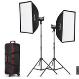 Godox SL100D kit 2 lămpi LED COB, 100W, 5600K, Bowens