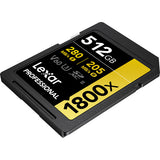 Lexar SDXC Pro 1800x U3 UHS-II R280/W210 (V60) 512GB