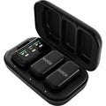 Kit microfon wireless RØDE cu cutie neagră deschisă, 2 receptoare și transmițător