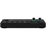 Consolă audio/video RODECaster Video S, panou de sus cu ecran și cadrane