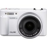 Yashica City 100 aparat foto compact, zoom optic 3x, 13 MP, alb