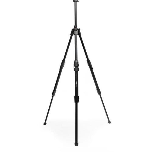 Black full-size tripod with three legs and extended center column