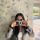 Yashica Tank aparat foto compact, ecran rabatabil 3", 4K 30 fps, negru