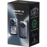 Insta360 X6 Essentials Bundle cameră video 360, 8K50, 2 acumulatori, negru