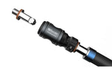 Conector PCS pentru boom, manșon negru și bară metalică cu inel albastru