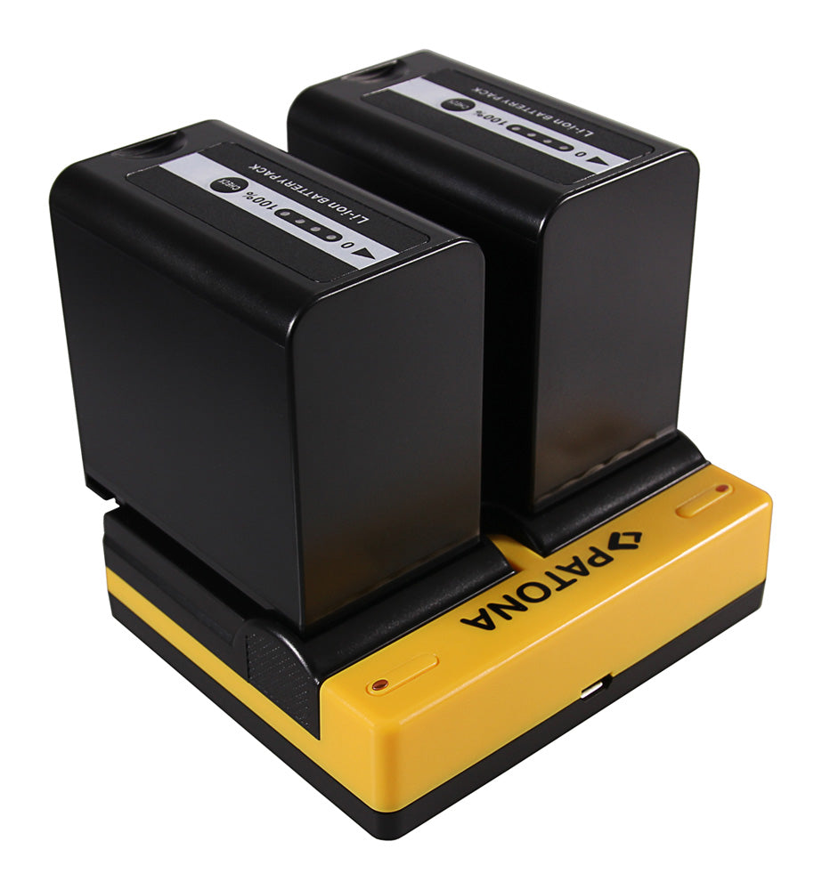Patona incarcator dual Panasonic VW-VBD58, LCD, 2 sloturi