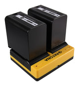 Patona incarcator dual Panasonic VW-VBD58, LCD, 2 sloturi