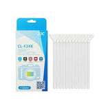 CL-F24K sensor cleaning kit with 12 white swabs and blue retail box