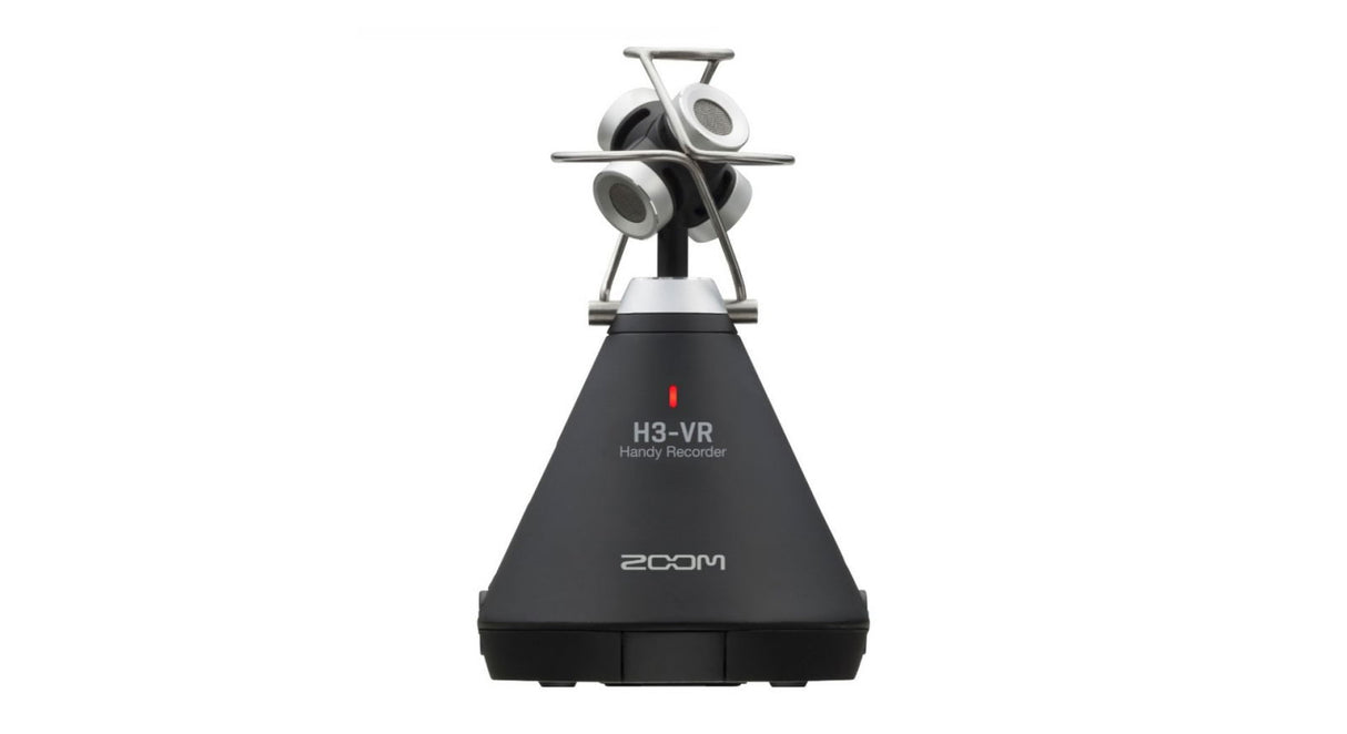 Zoom H3-VR recorder VR negru, cu microfoane 360 și suport metalic