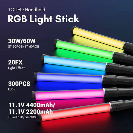 TOLIFO Lampa LED TUBE RGB 60W - View 2