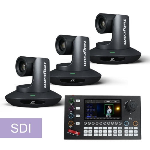 Telycam Drive Production Kit SDI, 3 camere PTZ Full HD și controller, negru