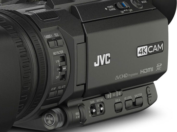 JVC GY-HM250ESB Camera video 4K Live Streaming Sport - View 4