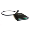 Atomos CFast card reader with attached cable and front card slot