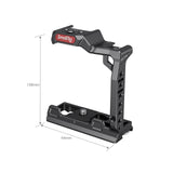 Half cage frame with mounting holes, 108 mm height and 94 mm base width