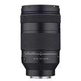Obiectiv tele zoom Samyang AF 60-180mm, carcasă neagră cu inele de focalizare și scară