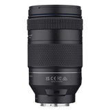 Obiectiv Samyang AF 60-180mm, spate cu etichetă și montură metalică, carcasă texturată