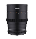 Black 35mm T1.5 VDSLR MK2 lens barrel with focus/aperture markings