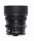 35mm f/2 DG DN lens for Sony E, black barrel with distance scale