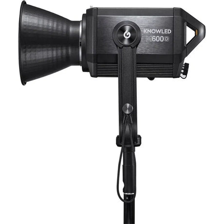 LED daylight lamp on stand, black housing with Knowled M600D label