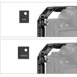 Black mounting adapter plates marked A7IV and A7SIII/A1 on the cage