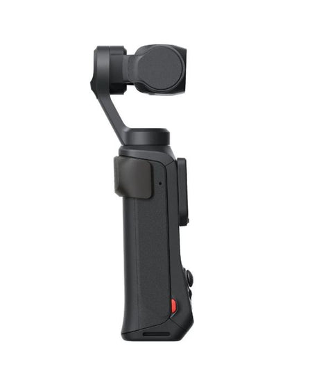 Cameră 360 Insta360 Luna Ultra, vedere laterală cu butoane și mâner