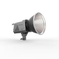 Lampa LED Patona GLP100, carcasă neagră, reflector cu grilaj metalic argintiu