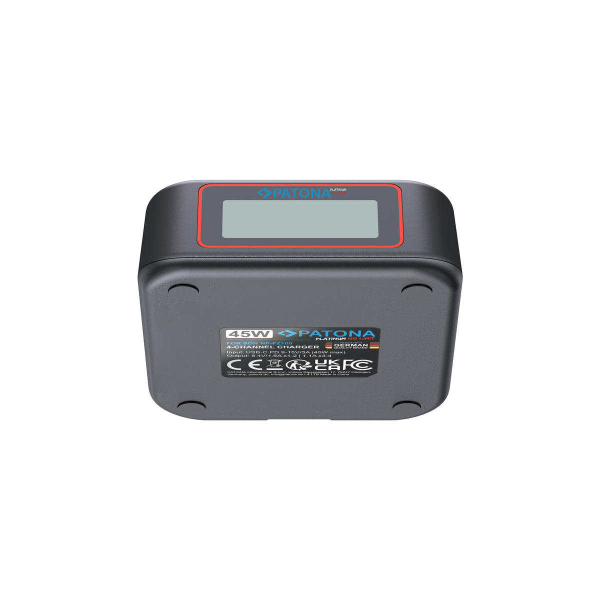 Patona Platinum Incarcator cu 4 canale USB-C QC si PD pentru Sony NP-FZ100