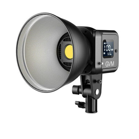 Lampă LED portabilă cu difuzor, carcasă neagră și panou de control