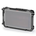 Atomos Ninja V 5in cage frame with top bar, mounting holes; dark gray
