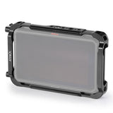 Atomos Ninja V 5in cage frame with top bar, mounting holes; dark gray