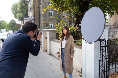 Resigilat: Lastolite Panza Silver/White 82 cm