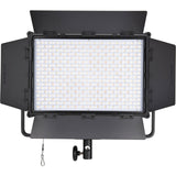 NanLite MixPanel 60 LED light panel with bright white LED array and barn doors