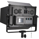 NanLite MixPanel 60 rear view with cooling vents, battery bay, and control panel