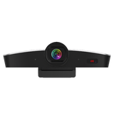 Cameră video conferință 4K, vedere frontală cu lentilă și indicator 4K roșu