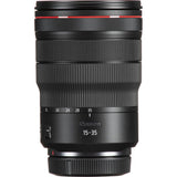 15-35mm f/2.8 wide-angle zoom lens with textured grip and red accent ring