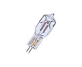 650W 240V GX6.35 halogen bulb, clear glass capsule, two-pin base