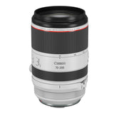 RF 70-200mm F2.8 lens rear mount area with zoom range markings