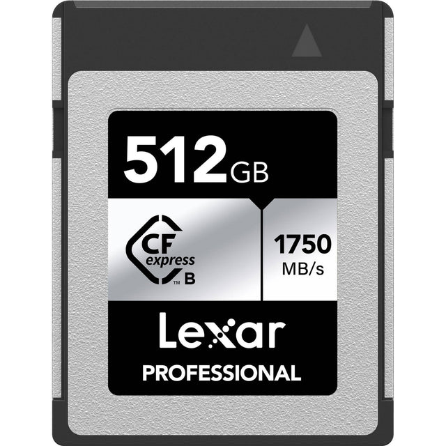 CFexpress Type B card, 512GB, silver label, 1750 MB/s read