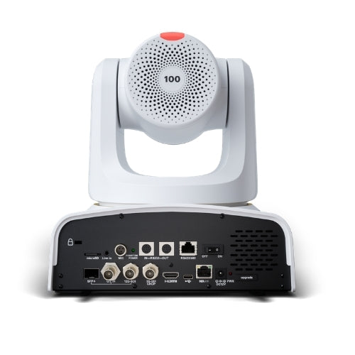Telycam Explore 100 camera PTZ broadcast, 4K60, zoom optic 30x, senzor 1/1.8", alb