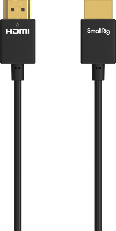Cablu HDMI ultra-subțire SmallRig 55 cm, capete HDMI