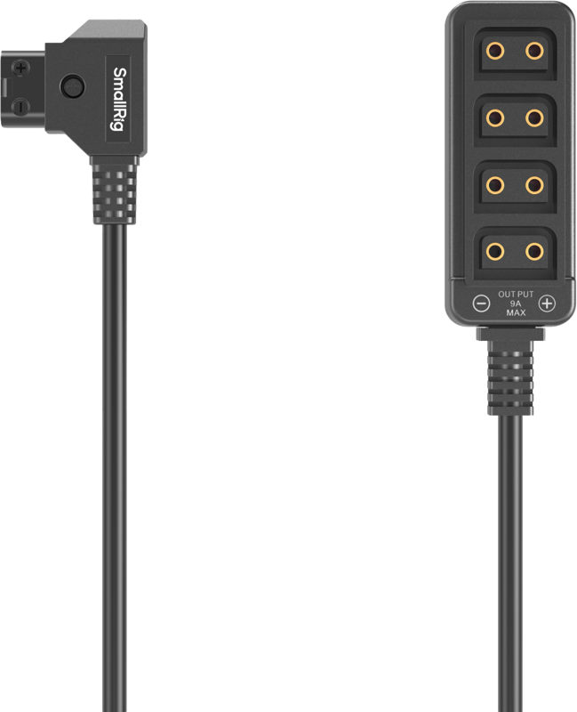 Cablu de alimentare D-TAP 1-4 cu conector D-TAP și 4 ieșiri