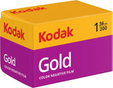 Casetă film Kodak Gold pentru negative color, format 135, 36 exp, cutie de 1