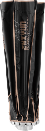 Parabolic softbox 90cm storage bag, black with copper piping and logo print