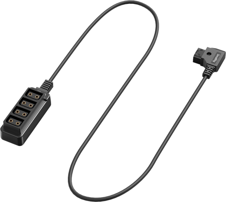 Cablu D-TAP 1-4 cu bloc divizor și 4 porturi, conectat cu cablu flexibil