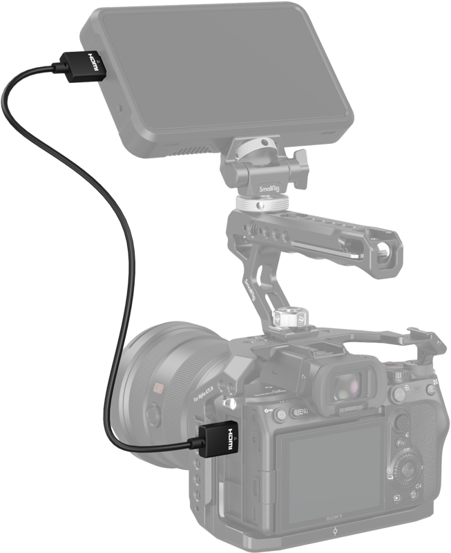 SmallRig 2957 Cablu HDMI ultra-subtire 55 cm