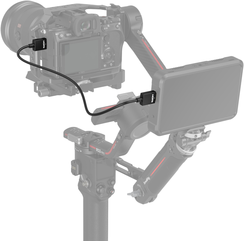 SmallRig 2957 Cablu HDMI ultra-subtire 55 cm