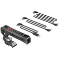NATO top handle with remote record start/stop button and included mounting bars