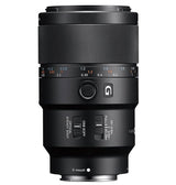 Obiectiv macro Sony 90 mm, corp negru cu inel de focalizare și marcaje.